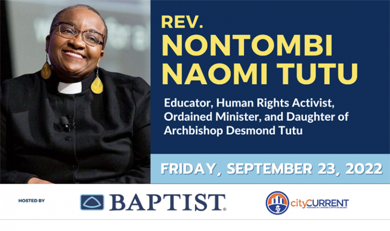 Citycurrent Event To Feature The Rev Nontombi Naomi Tutu Baptistleader