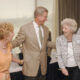 Susie (left) at her 50-year anniversary with then CEO Stephen Reynolds