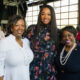 Mary Freeman with London Lamar and Yolonda Cooper-Sutton