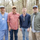 From left, Dr. Omar Ghandour, Dr. Harvey Mason, Wesley Gray and Brian Hogan