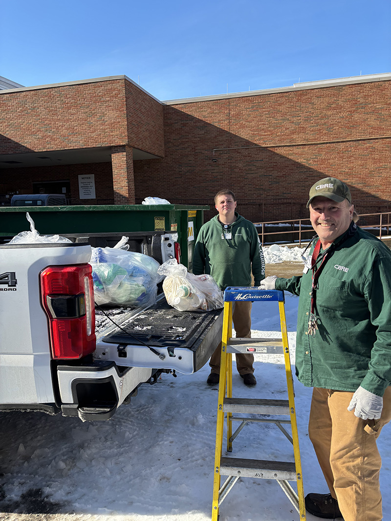 Baptist Collierville CBRE staff during Winter Storm Fern