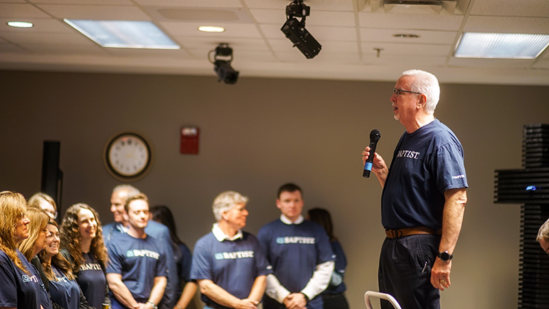 Prayer cross dedication