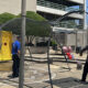 Baptist Anderson, John Anderson throwing at dunking booth